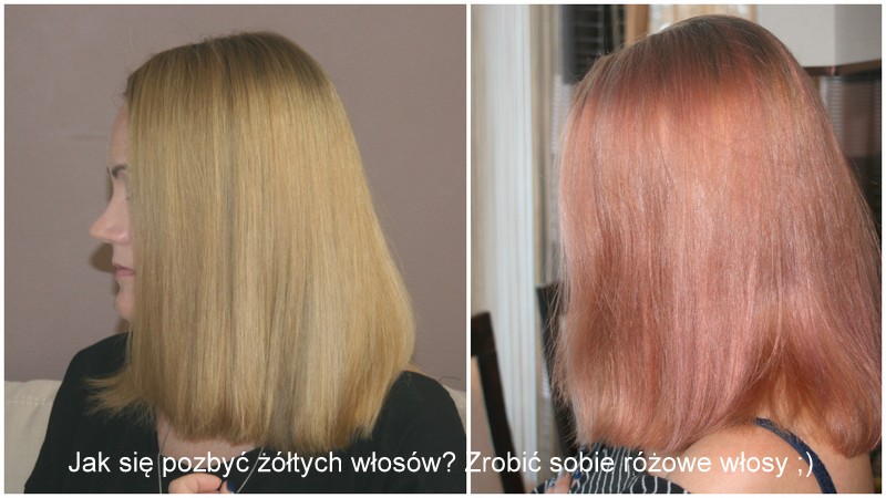 Jak się pozbyć żółtych włosów? Zrobić sobie różowe włosy :