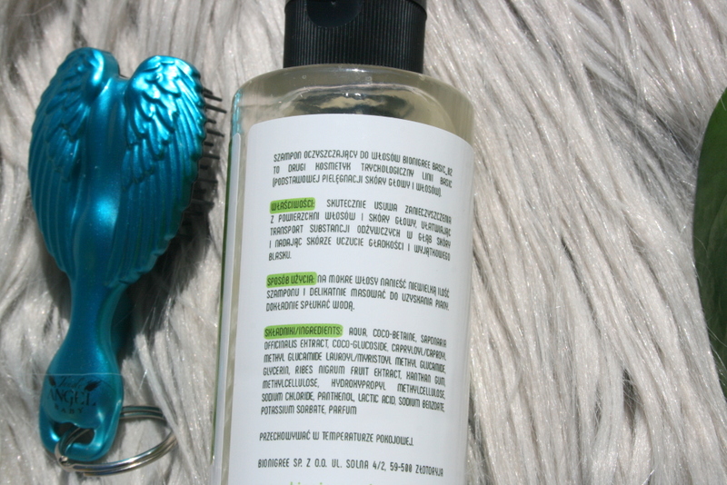Naturalny szampon i odżywka do włosów i skóry głowy Bionigree z wyciągiem z czarnej porzeczki 